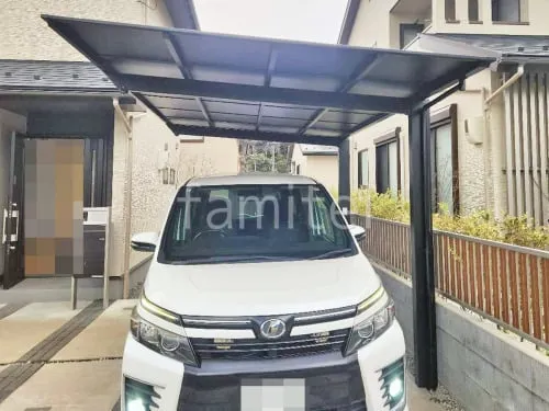 カーポート１台 （単棟） LIXIL ネスカＦ フラット屋根