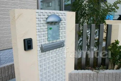 藤井寺市のオープン外構