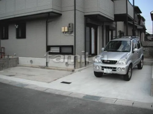 相楽郡精華町　車庫コンクリート土間