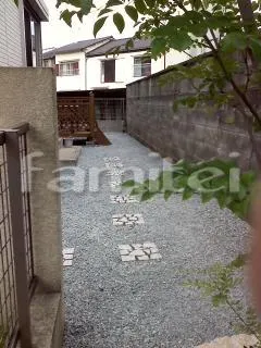 宝塚市　車庫リフォーム　芝生撤去