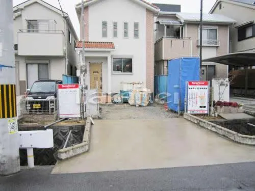 香芝市　オープン外構　レギュラーテラス屋根１階