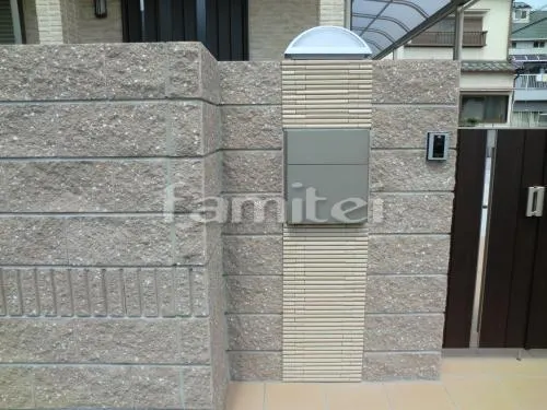 羽曳野市 跳ね上げ門扉 LIXIL(リクシル) ワイドオーバードアR1型 化粧ブロック塀 ユニソン ジャスティ アルミフェンス LIXIL(リクシル) プリレオR3