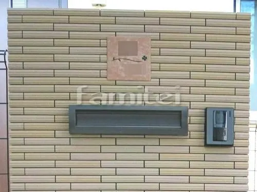 三田市 外構工事 玄関まわり 門柱 表札 ポスト 照明 アプローチ ガレージまわり 駐車場屋根 土間コンクリート 境界フェンス塀 お庭まわり タイルデッキ 化粧砂利 芝生 植栽