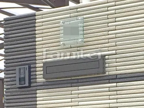 泉南市 外構工事 新築シンプルモダン オープン外構 玄関まわり 門柱 ポスト 植栽 照明 アプローチ カーポート