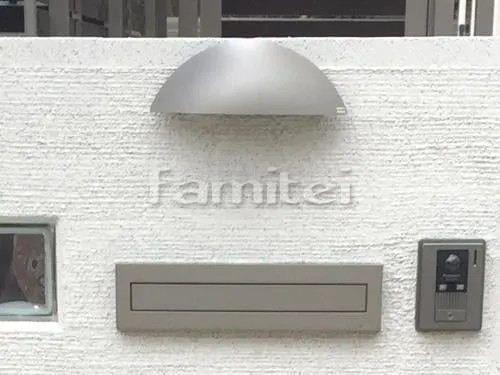 河内長野市 外構工事 新築オープン外構 玄関まわり アプローチ 門柱 照明 ポスト 階段 カーポート 土間コンクリート 目隠しフェンス塀 勝手口門扉 人工芝 防草シート加工 タイルデッキ