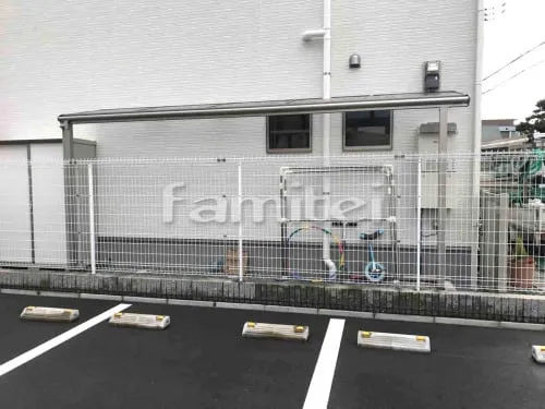 西宮市 エクステリア工事 門扉 テラス屋根 物置 