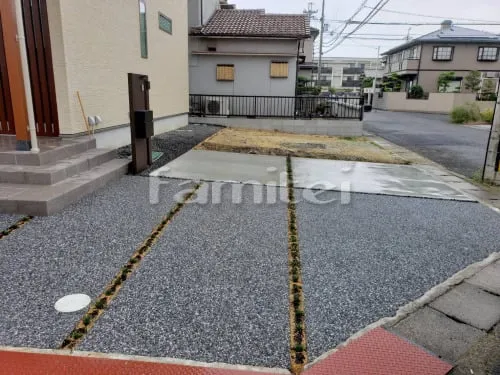 近江八幡市 新築オープン外構