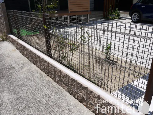 宝塚市 新築シンプル オープン外構 