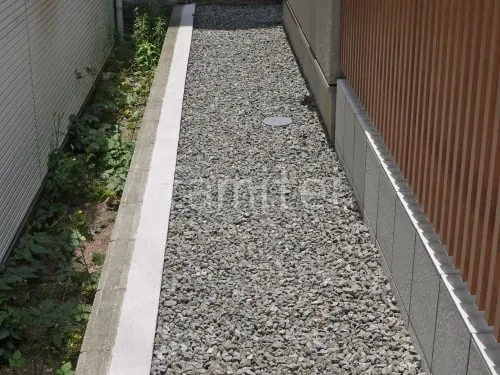 堺市北区 新築ベーシック オープン外構