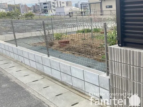 香芝市 新築ベーシック クローズ外構