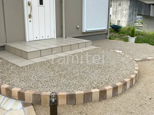木津川市 リフォームナチュラル オープン外構