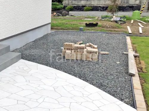 紀の川市 新築ベーシック オープン外構