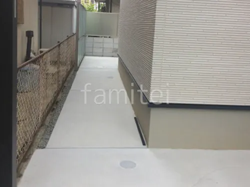 大阪狭山市 新築ベーシック オープン外構