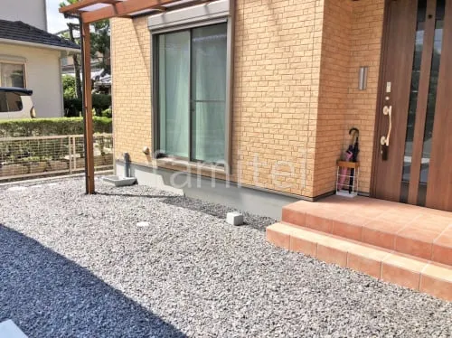 草津市 新築ベーシック オープン外構