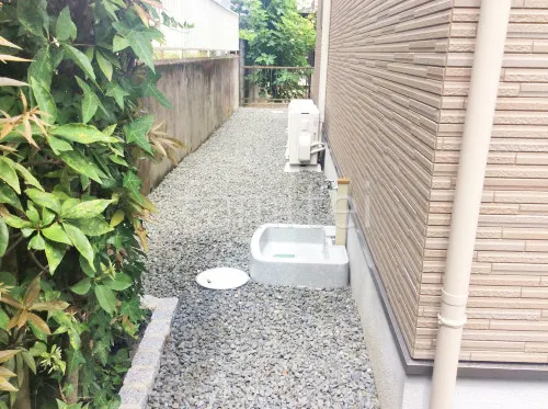 堺市 新築ベーシック オープン外構