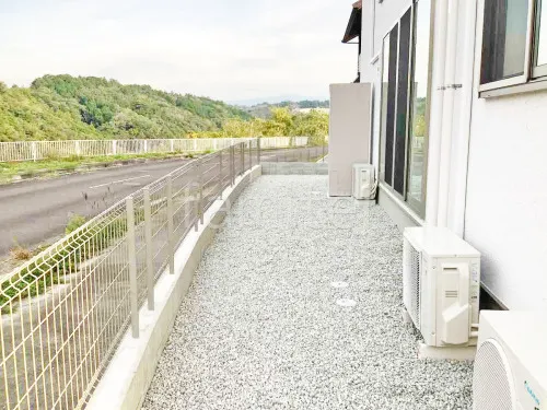 大淀町 新築シンプル クローズ外構