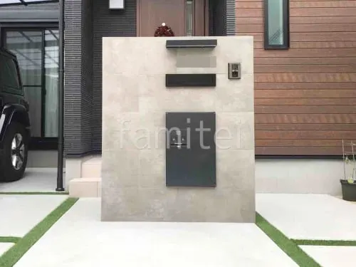 吹田市 新築シンプル オープン外構