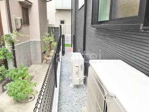 吹田市 新築シンプル オープン外構