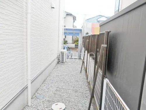 上牧町 新築シンプル オープン外構