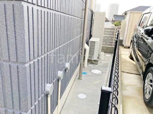 宝塚市 新築シンプル オープン外構