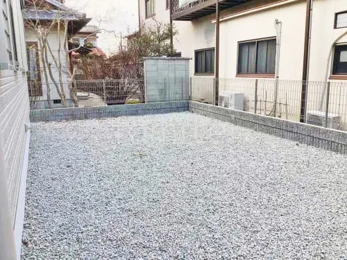香芝市 新築ベーシック オープン外構