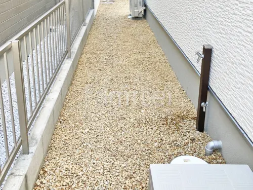 草津市 新築ベーシック セミクローズ外構