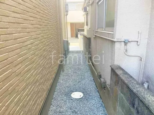 川西市 新築シンプル オープン外構