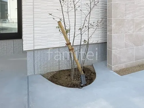 和泉市 新築シンプルオープン外構