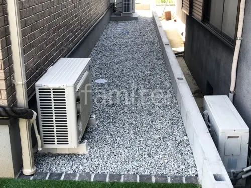 三宅町 新築シンプル オープン外構