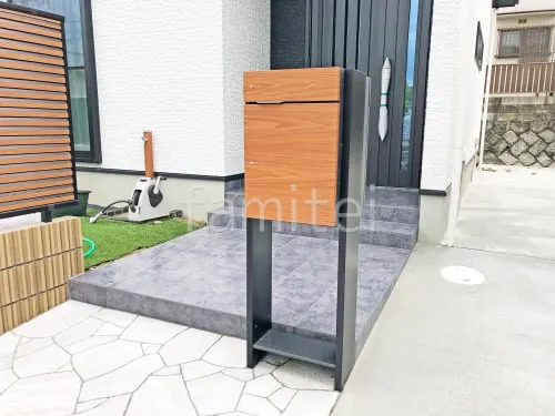 平群町 新築ベーシック オープン外構