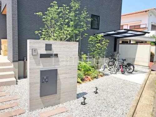 奈良市 新築シンプル オープン外構