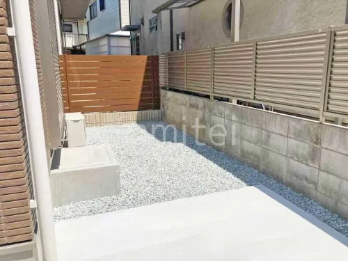 西宮市 新築シンプル クローズ外構