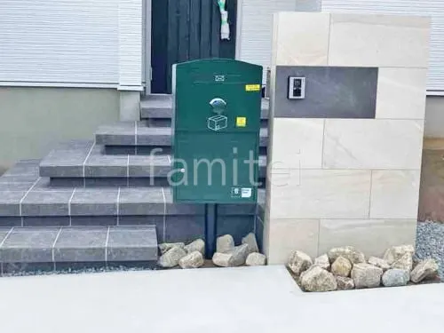 川西市 新築シンプル オープン外構