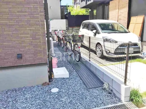 大東市 新築ベーシック オープン外構