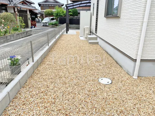 草津市 新築ベーシック オープン外構