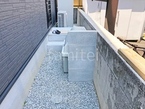 河合町 新築ベーシック オープン外構