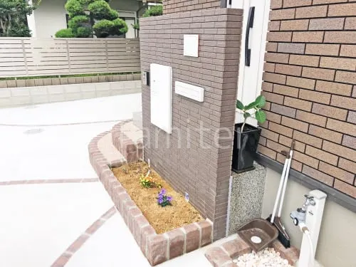 河合町 新築ナチュラル オープン外構