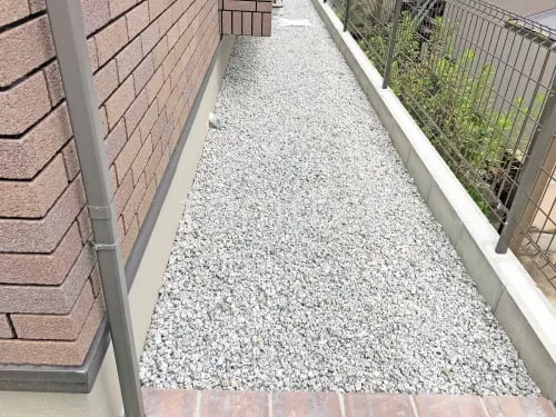 河合町 新築ナチュラル オープン外構