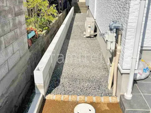 高石市 新築ベーシック オープン外構