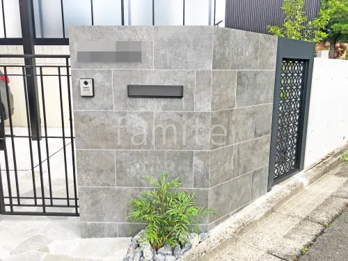 生駒市 新築シンプル クローズ外構