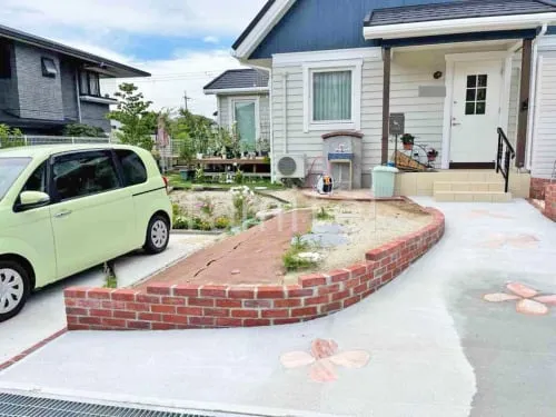 香芝市 リフォームナチュラル オープン外構