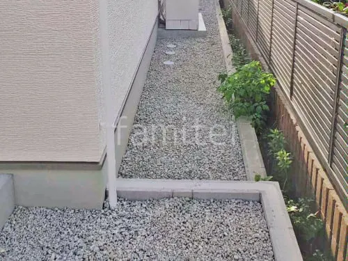葛城市 新築シンプル オープン外構