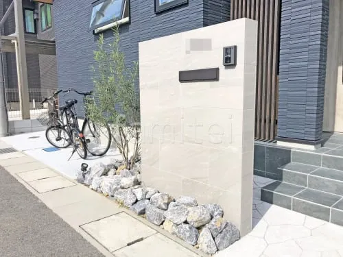広陵町 新築シンプル オープン外構
