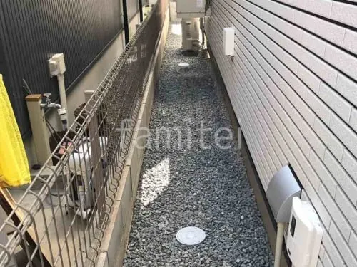大阪市 新築シンプル オープン外構