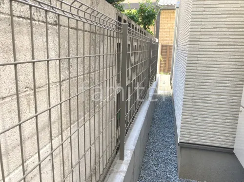 大阪市 新築シンプル クローズ外構