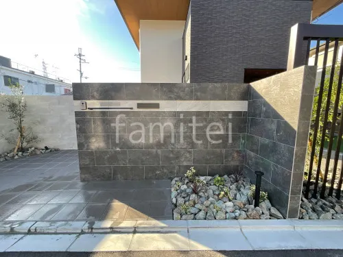 和泉市 新築ハイクラス クローズ外構