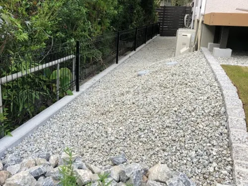 奈良市 新築シンプル オープン外構