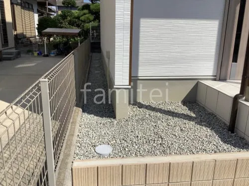 橿原市 新築シンプル オープン外構