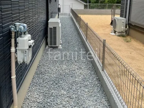 堺市 新築ベーシック オープン外構
