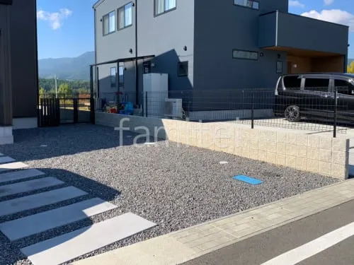大津市 新築ベーシック オープン外構